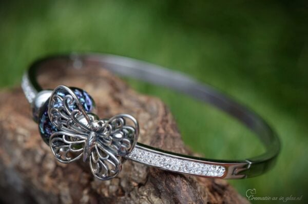 DSA3006 | Gedenk dames armband met crematie-as