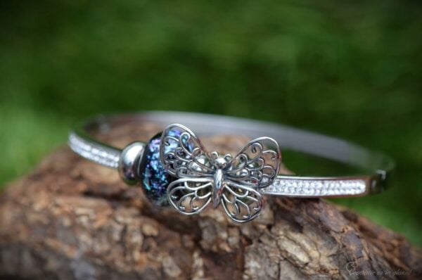 DSA3006 | Gedenk dames armband met crematie-as - Imagen 2