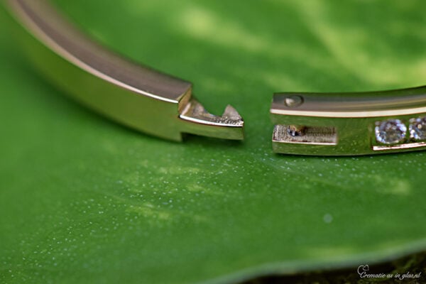 DSA3006 | Gedenk dames armband met crematie-as - Imagen 4